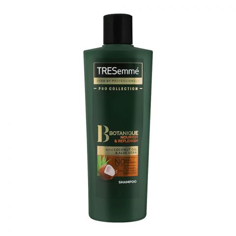 Tresemme Botanique Nourish & Replenish Coconut Oil & Aloe Vera Shampoo, For Smooth, Shiny & Visible Healthy Hair, 360ml