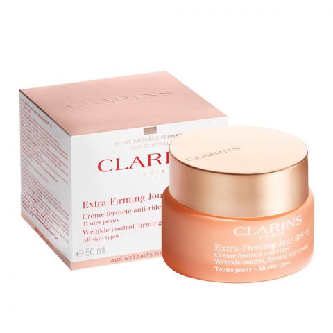 Clarins Paris Extra-Firming Jour SPF115 Wrinkle, Day Cream, Control All Skin Type, 50ml