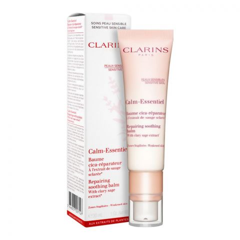 Clarins Paris Calm Essentiel Repairing Soothing Balm, With Plant Extract, 30ml