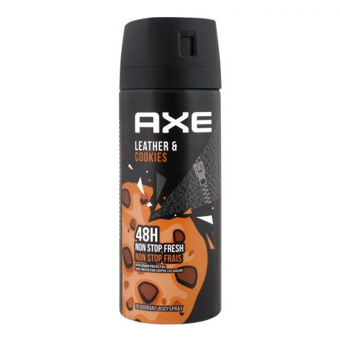 Axe Leather & Cookies 48 Hours Deodorant Spray, 150ml