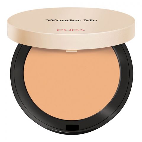 Pupa Milano Wonder Me Instant Perfection Compact Face Powder, 030, Warm Beige