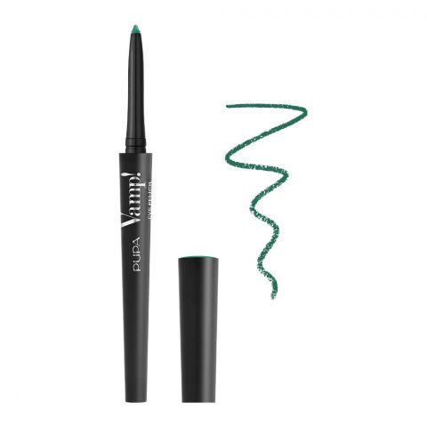 Pupa Milano Vamp! Eye Pencil 2-In-1 Eyeliner And Kajal Waterproof, 302, Secret Garden