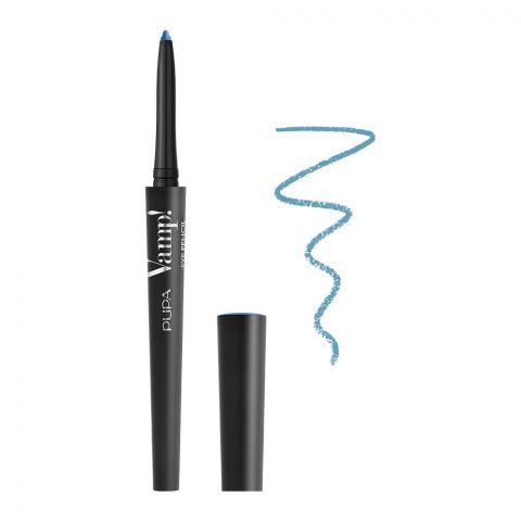 Pupa Milano Vamp! Eye Pencil 2-In-1 Eyeliner And Kajal Waterproof, 403, Eccentric Blue