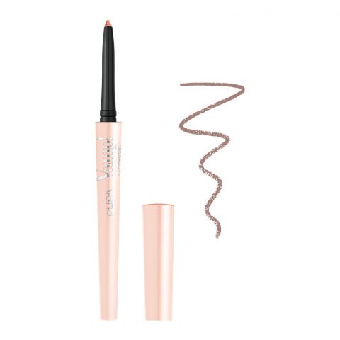 Pupa Milano Vamp! Lip Pencil And Contour, 2-In-1, 004, Naked Nude