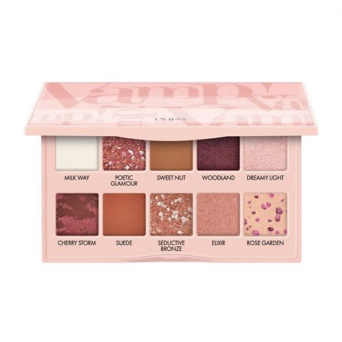 Pupa Milano Vamp! Scented Eye Shadow Palette, 006, Pink Nude Refined Shade