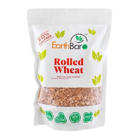 Earth Bar Natural Rolled White Oats Cereal, 300g