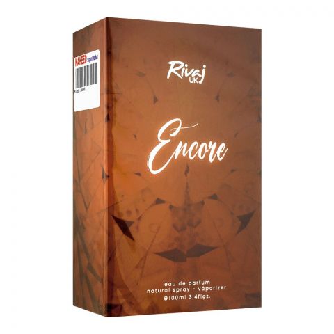 Rivaj Encore Eau De Parfum, For Women, 100ml
