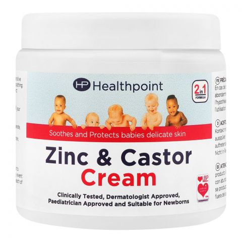 Healthpoint Zinc & Castor Cream, 225g