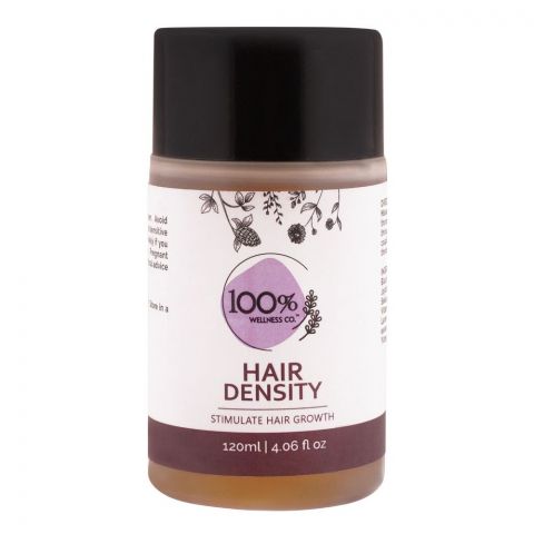 100% Wellness Co Hair Density Stimulate Hair Growth Oil, 120ml