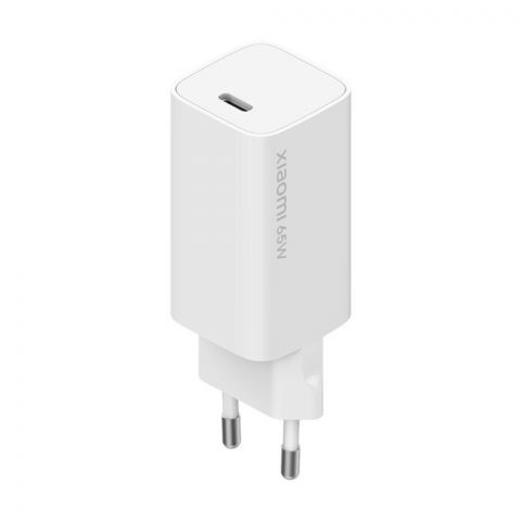 MI 65 Watts Fast Charger With GaN Tech, White