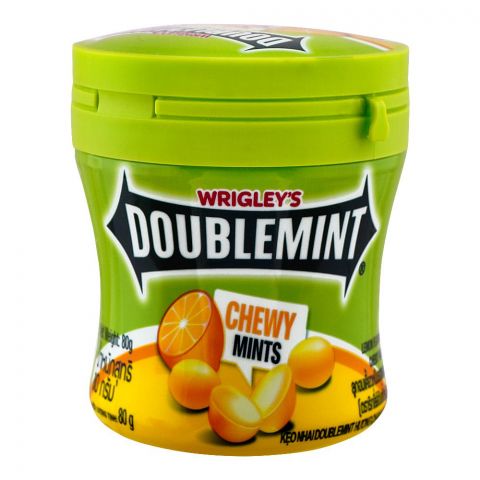 Wrigley's Double Mint Chewy Mints Lemon, 80g