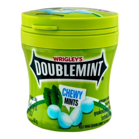 Wrigley's Double Mint Chewy Mints Peppermint, 80g