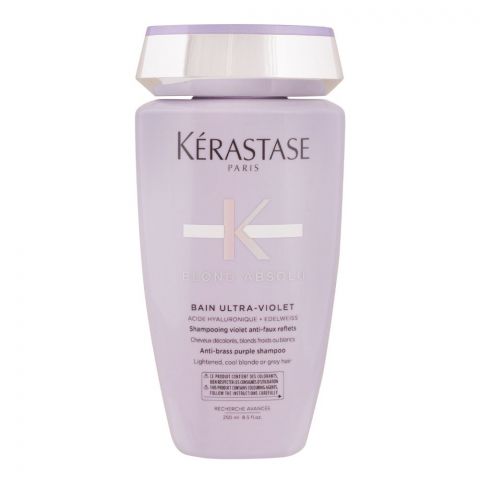 Kerastase Paris Blond Absolut Bain Ultra-Violet Anti-Brass Purple Shampoo, 250ml