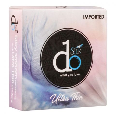 DO What You Love Silk Ultra Thin Condoms, 3-Pack