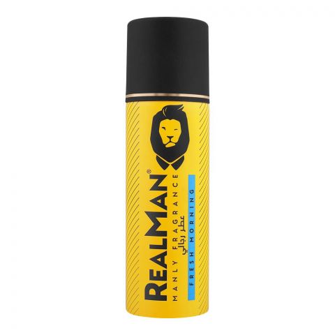 RealMan Fresh Morning Deodorant Body Spray, 150ml