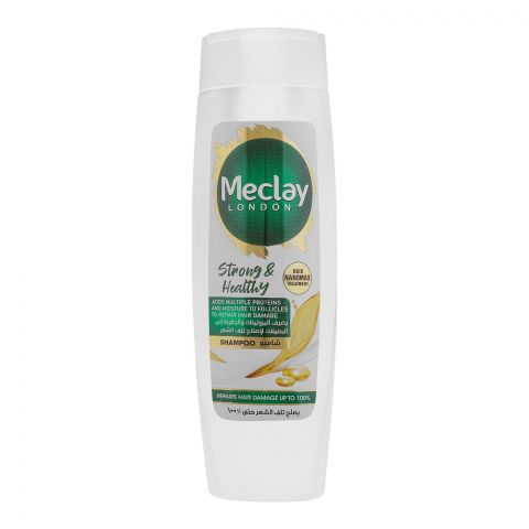 Meclay London Hair Nanomax Treatment Strong & Healthy Shampoo, Repairs Hair Damage, 360ml