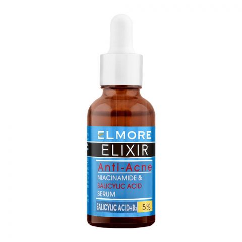 Elmore Elixir Anti-Acne Niacinamide & Salicylic Acid+B3 5% Serum, 30ml
