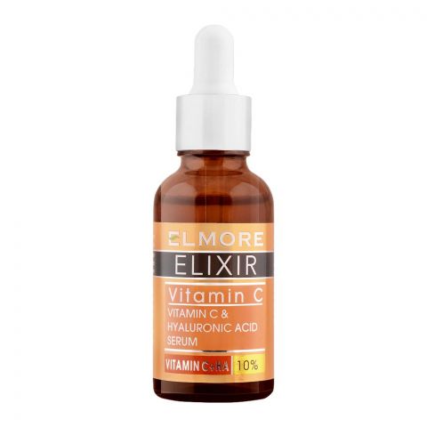 Elmore Elixir Vitamin C & Hyaluronic Acid 10% Serum, 30ml