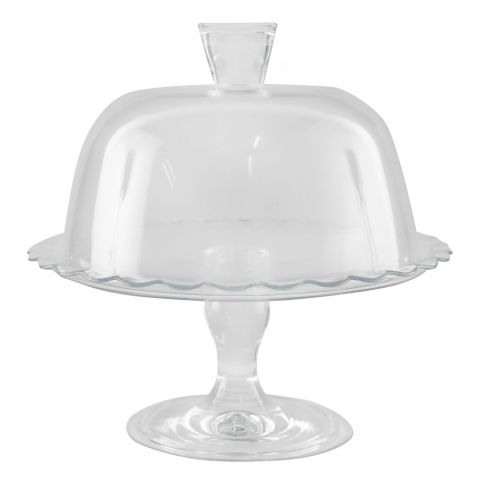 Pasabahce Petite Patisserie Footed Plate & Cake Dome, 96952