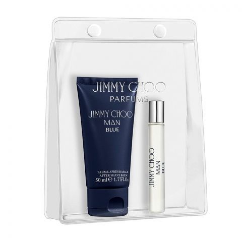 Jimmy Choo Man Eau De Toilette 7.5ml + After Shave Balm 50ml, Travel Kit