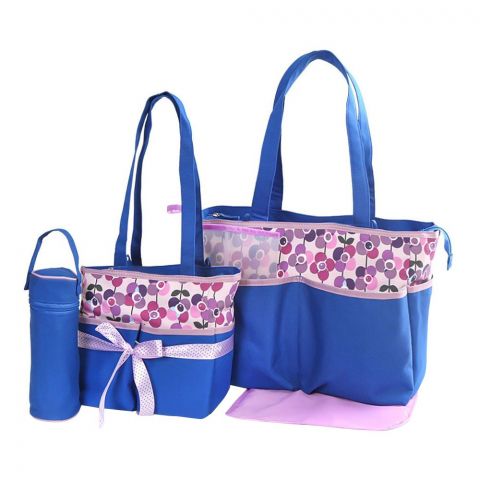 Mothercare Bag Set, Blue & Pink Floral, BB999DL