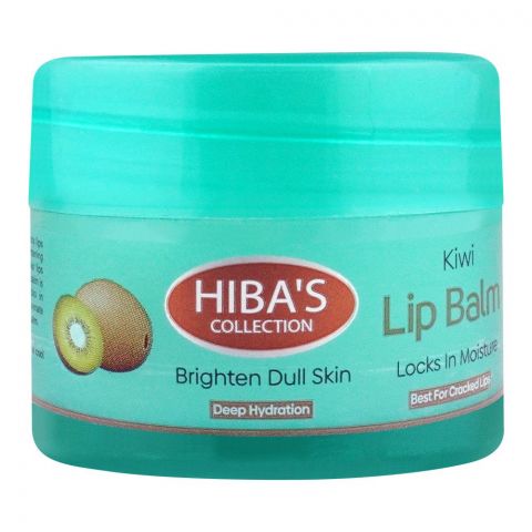 Hiba-Pack Kiwi Lip Balm, Best For Cracked Lips, 15ml