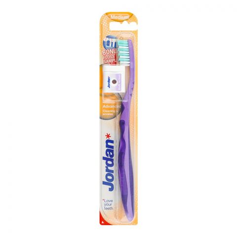 Jordan Advanced Cleansing & Access Toothbrush, Medium, 10204