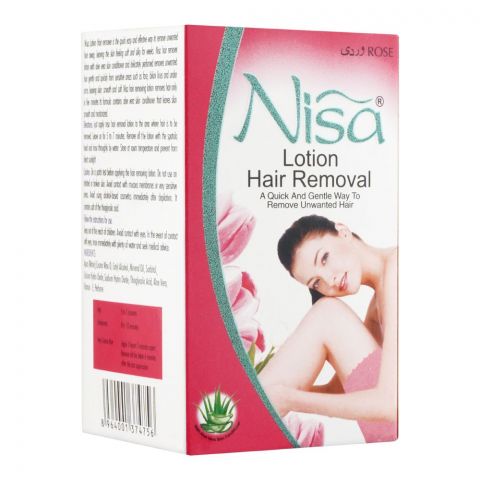 Nisa Rose Hair Removal Lotion, 120ml