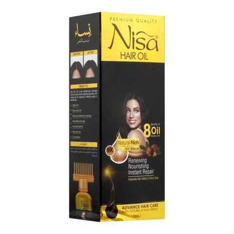 Nisa Natural Rich Oil Blend Renewing Nourishing Instant Repair Hair Oil, 120ml