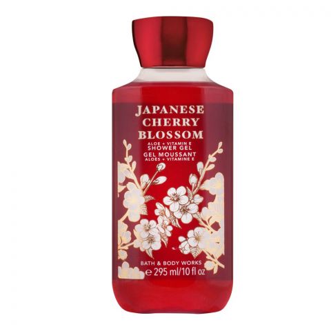 Bath & Body Works Japanese Cherry Blossom Aloe + Vitamin E Shower Gel, 295ml