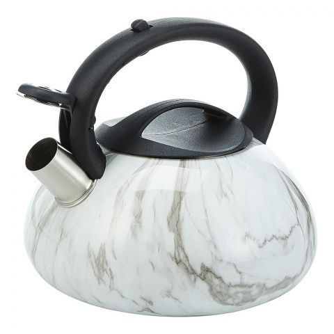 Royalford Portable Marble Designed Whistling Tea Kettle, 3000ml, RF9668