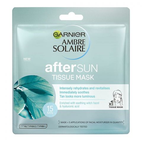 Garnier Ambre Solaire After Sun Tissue Mask, 32g