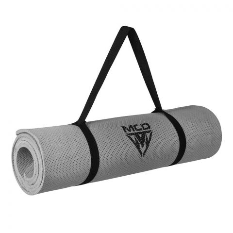 MCD Eco-Friendly Yoga Mat, Home/Gym/Travel, Grey