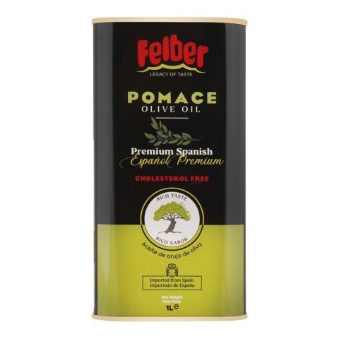 Felber Pomace Olive Oil, 1 Liter Tin
