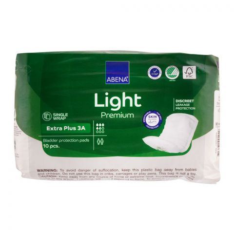 Abena Light Bladder Protection Pad Extra Plus 3A, 10-Pack