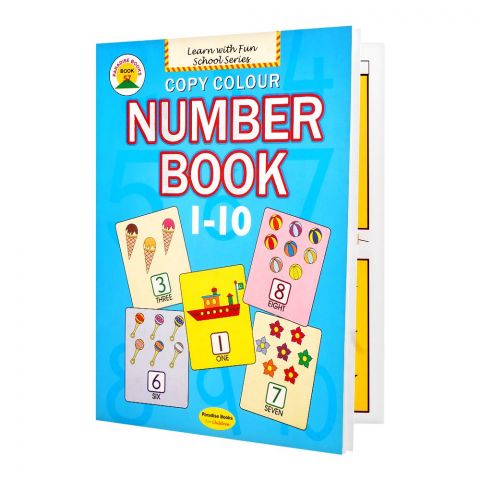 Copy Color Numbers 1-10, Book
