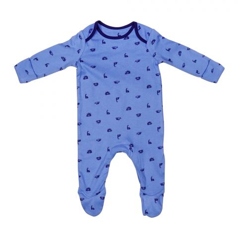 Children's Clothing Romper With Socks, Printed Blue, TA-351