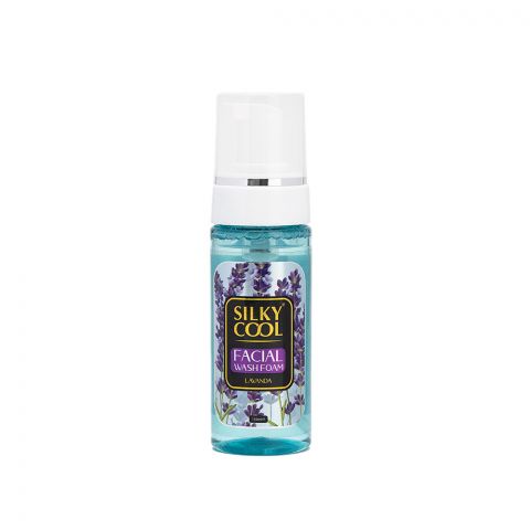 Silky Cool Extra Lavanda Facial Wash Foam, 150ml