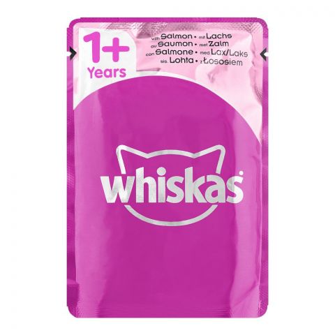 Whiskas Salmon Fish Selection In Jelly Cat Food, 100g