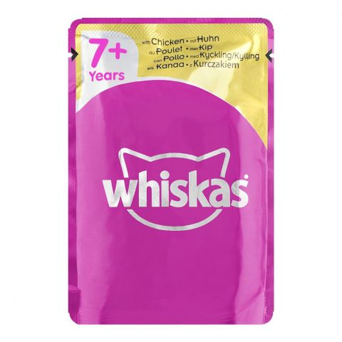 Whiskas Chicken Pou Litery Selection In Jelly Cat Food, 100g