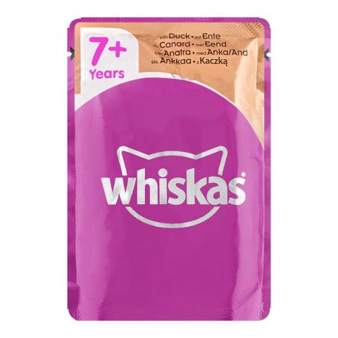 Whiskas Duck Pou Litery Selection In Jelly Cat Food, 100g