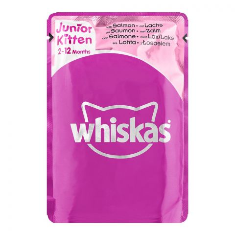 Whiskas Turkey Pou Litery Selection In Jelly Kitten Food, 100g