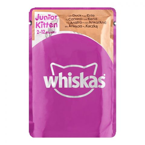 Whiskas Chicken Pou Litery Selection In Jelly Kitten Food, 100g