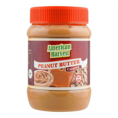 American Harvest Peanut Butter Creamy, 510g