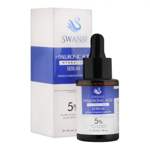 Swansi 5% Pure Hyaluronic Acid Hydrating Serum, 30ml