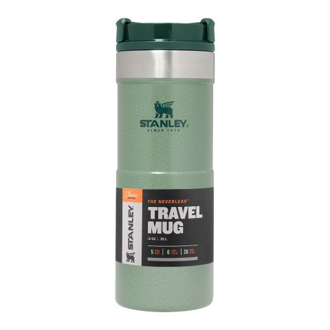 Stanley Classic Series The Trigger-Action Travel Mug, 0.35 Liter, Hammertone Green, 10-09855-006