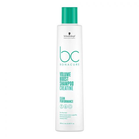 Schwarzkopf BC Bonacure Volume Boost Creatine Fine Hair Shampoo, For Fine Hair, 250ml