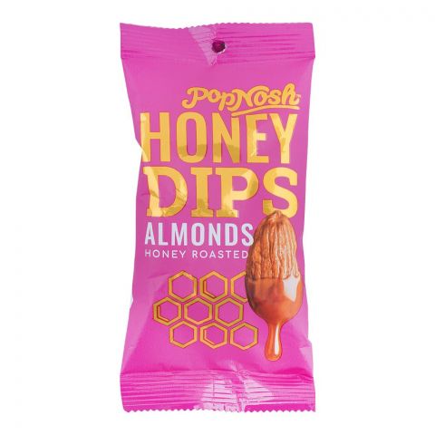 Pop Nosh Almonds Honey Roasted Honey Dips, 31g