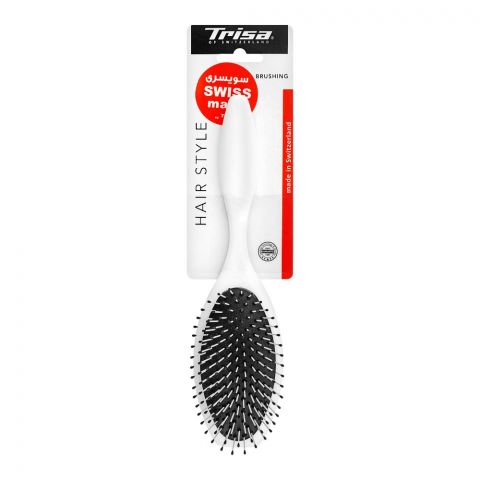 Trisa Hair Style Hair Brush, White, 374180