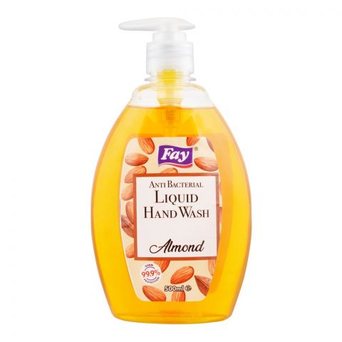Fay Almond Anti-Bacterial Liquid Hand Wash, 500ml